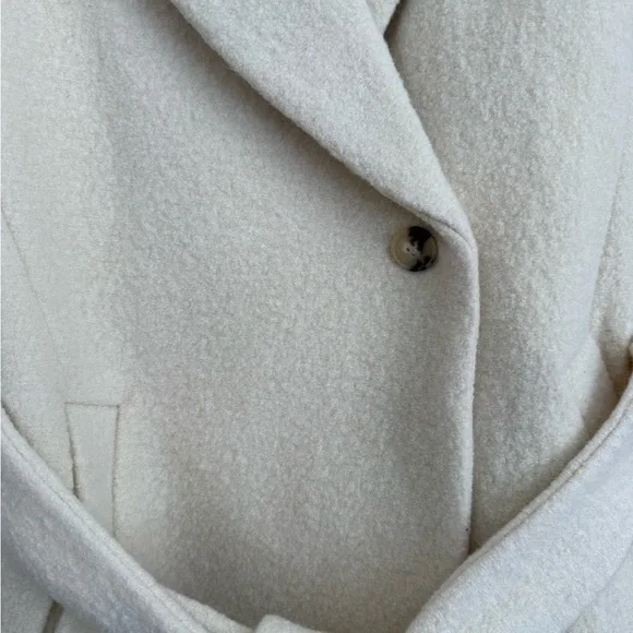 Club Monaco Cream Trench Coat - Picture 2 of 3